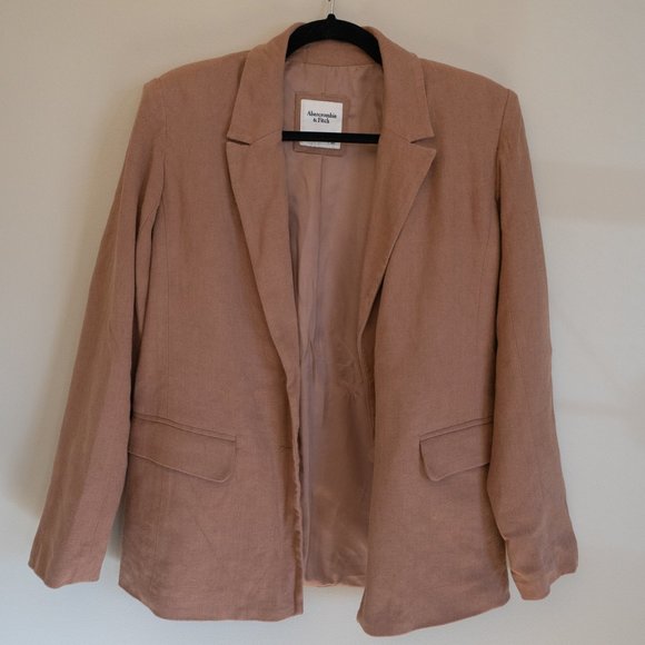 Abercrombie & Fitch Linen-Blend Blazer - Picture 1 of 3